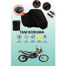 Dokaca Siyah Arka Çanta Uyumlu Voge 300 Gy Uyumlu Motosiklet Brandası, Koruyucu Örtü