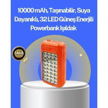 Teknodayım Suya Dayanıklı Güneş Paneli Destekli Powerbank ve Işıldak