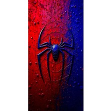 Aydın Garage Örümcek Adam Kapı Direk Kaplama Folyosu Baskılı Sticker Sağ-Sol 2 Adet 22*50 cm
