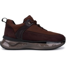 Tamer Tanca Kadın Kahverengi Rugan Sneakers & Spor Ayakkabı 1172 07 Bn Ayk SK25-26 Khv Rgn/prst