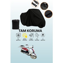 Dokaca Siyah Kral Motor YB-150T-15 Uyumlu Motor Branda, Koruyucu Örtü, Motosiklet Brandası