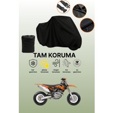 Dokaca Siyah Ktm 450 Smr Uyumlu Motor Branda, Koruyucu Örtü, Motosiklet Brandası