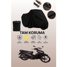 Dokaca Siyah Kuba SJ100-16D Uyumlu Motor Branda, Koruyucu Örtü, Motosiklet Brandası