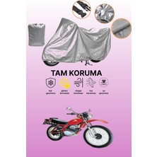 Dokaca Gri Honda Xl 250 Uyumlu Motosiklet Brandası, Koruyucu Örtü, Motor Branda