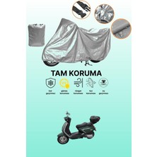 Dokaca Gri Kral Motor Vega 125 Uyumlu Motosiklet Brandası, Koruyucu Örtü, Motor Branda