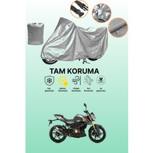 Dokaca Gri Rks SRK125-S Uyumlu Motosiklet Brandası, Koruyucu Örtü, Motor Branda