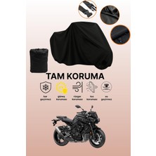 Dokaca Siyah Yamaha Mt-10 Uyumlu Motor Branda, Koruyucu Örtü, Motosiklet Brandası