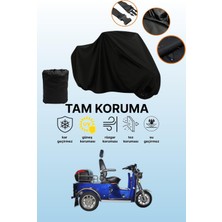 Dokaca Siyah Yuki Yk-25 Midilli Uyumlu Motor Branda, Koruyucu Örtü, Motosiklet Brandası
