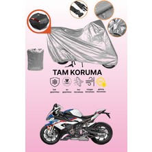 Dokaca Gri Arka Çanta Uyumlu Bmw S 1000 Rr Race Uyumlu Motor Brandası, Koruyucu Örtü