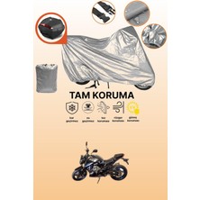 Dokaca Gri Arka Çanta Uyumlu Falcon N 288 Uyumlu Motor Brandası, Koruyucu Örtü