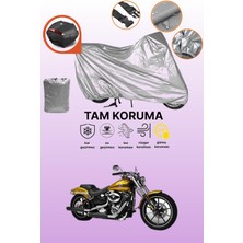 Dokaca Gri Arka Çanta Uyumlu Harley-Davidson Softail Breakout Fxsb Uyumlu Motor Brandası, Koruyucu Örtü