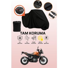 Dokaca Siyah Arka Çanta Uyumlu Ktm 390 Adventure Uyumlu Motosiklet Brandası, Koruyucu Örtü