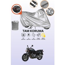 Dokaca Gri Arka Çanta Uyumlu Yamaha Xj 600 N Uyumlu Motor Brandası, Koruyucu Örtü