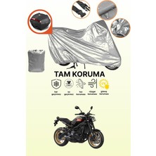 Dokaca Gri Arka Çanta Uyumlu Yamaha Xsr 900 Uyumlu Motor Brandası, Koruyucu Örtü