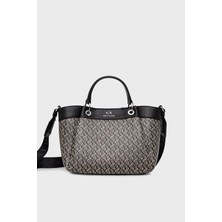Armani Exchange Tamamı Logolu Çıkarılabilir Askılı Çanta Bayan Çanta XW000393 AF17145 M6029