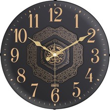 36 cm Gerçek Bombe Cam Akar Saniye Sessiz Mekanizma Dekoratif Duvar Saati MR34