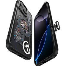 Misda Store iPhone 16 Pro ile Uyumlu Ince Magsafe Kılıf Ultra Hybrid T Force Kamera Butonu Sararma Karşıtı Duraclear Hava Kanalı Teknolojisi Askeri Sınıf Koruma C11 Chronos Tasarım Kapak - ACS09193