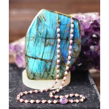 %100 Doğal  Ametist Taşı Kolye