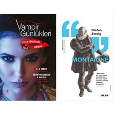 Alfa Yayınları Vampir Günlükleri - Stefan Günlükleri Vol. 5 Sığınak + Montaigne