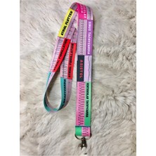 Hediyebum Kardiyoloji-Kvc-Ekg Ritim Kalp Desenli Boyun Askı Ipi