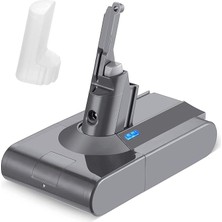 Dyson V8 SV10 Ile Uyumlu Süpürge Bataryası 4000 Mah Yüksek Kapasite, Yüksek Performans Uzun Kullanım Li-Ion Muadil Batarya SV10, Absolute, Absolute Cord-Free, Animal, Animal
