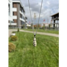 Taşmeran Jasper Damla Doğal Taş Kolye TKY0369