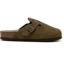 Kadın Terlik Rıva G105944 Genuins Velour Kaki