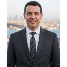 1001 Kravat Siyah Gri Beyaz Çizgili 8 cm Genişliğinde Kravat