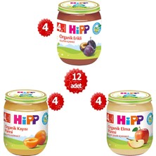 Hipp Organik x 12 Kavanoz Karışık Meyve Püreleri