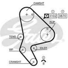 Gates Xmpdby 5523XS 40966X1 Hsn (Peugeot Expert - Peugeot Partner - Peugeot Partner )