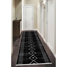 Bazaar Forum Pamuk Taban Dijital Baskı Kaymaz Tüy Dökmeyen Makinada Yıkanabilir Salon Halısı Mutfak Halısı