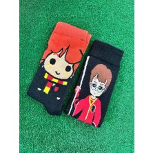 CNS RON VE HARRY QUIDDITCH ÇİFT SOKET ÇORAP