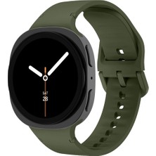MobaxAksesuar Samsung Galaxy Watch 8 40MM 44MM Classic 46MM Lansman 1-1 Kordon Spor Silikon Band