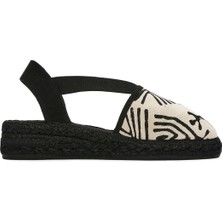 Su Espadril Kastamonu Taş Baskı Kadın Espadril Sandalet
