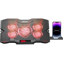 Mena Rise Sx-25 9-15,6" 5 Fanlı Soğutucu Telefon Siyah