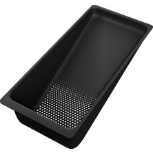 Çok Fonksiyonlu Süzgeç F14 (Mutfak Lavabosu Aksesuarı, Süzgeç) Mat Siyah