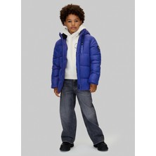 Calvin Klein Mavi Erkek Çocuk Şişme Mont IB0IB01276C7L