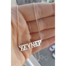 Özgür Takı 925 Ayar Gümüş Isimli Kolye