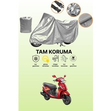 Dokaca Gri Hero Pleasure Uyumlu Motosiklet Brandası, Koruyucu Örtü, Motor Branda