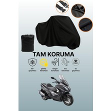 Dokaca Siyah Kymco Xciting 250I Uyumlu Motor Branda, Koruyucu Örtü, Motosiklet Brandası