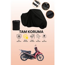 Dokaca Siyah Rks Next 100 Uyumlu Motor Branda, Koruyucu Örtü, Motosiklet Brandası