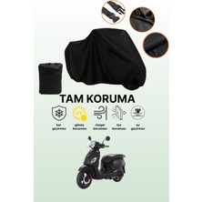 Dokaca Siyah Sym Fiddle Iıı Uyumlu Motor Branda, Koruyucu Örtü, Motosiklet Brandası