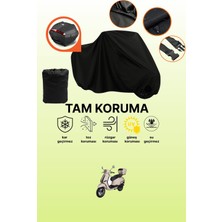 Dokaca Siyah Arka Çanta Uyumlu Altai Xline 50 Uyumlu Motosiklet Brandası, Koruyucu Örtü