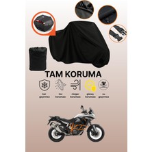 Dokaca Siyah Arka Çanta Uyumlu Ktm 125 Sx Uyumlu Motosiklet Brandası, Koruyucu Örtü
