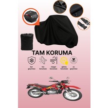 Dokaca Siyah Arka Çanta Uyumlu Mondial 150 Ut Uyumlu Motosiklet Brandası, Koruyucu Örtü