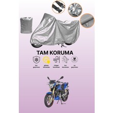 Dokaca Gri Mondial 180 Z-One S Uyumlu Motosiklet Brandası, Koruyucu Örtü, Motor Branda