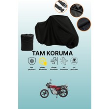 Dokaca Siyah Mondial 50 Uag Uyumlu Motor Branda, Koruyucu Örtü, Motosiklet Brandası