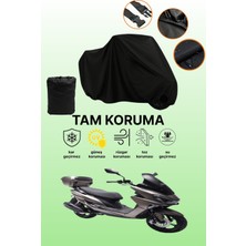 Dokaca Siyah Rks Newlight Uyumlu Motor Branda, Koruyucu Örtü, Motosiklet Brandası