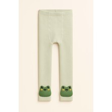 Katia & Bony Çocuk Kurbağa Aksesuarlı İçi Havlu Tayt