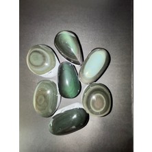 Gemsartdeco Göz Obsidyen Yeşil Xxl Boy
